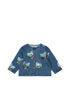 Konges Slojd - Baby Jeansjacke Kirsch-Schleifen für Mädchen aus Baumwolle