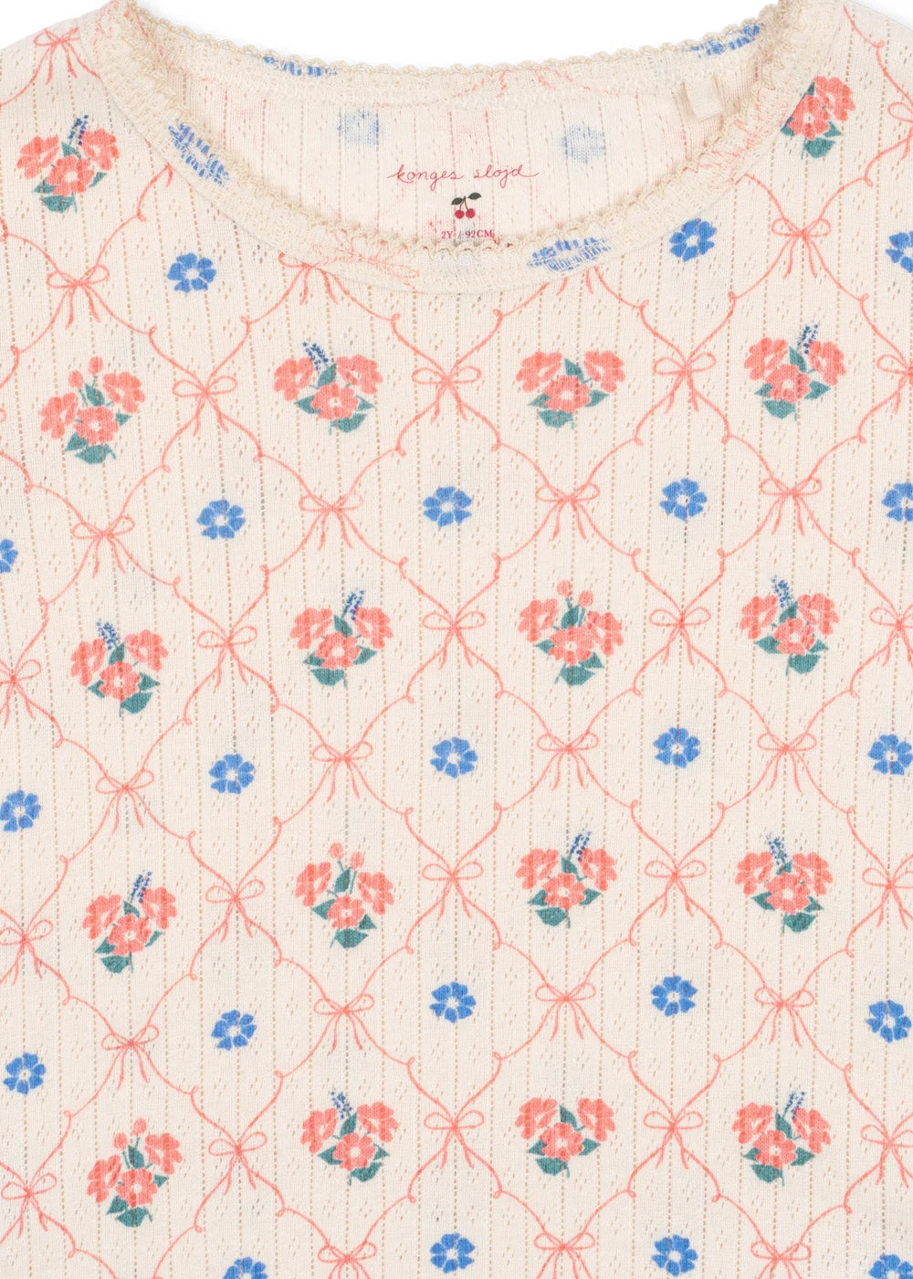 Konges Slojd - Baby Langarmshirt "Fleur Decor" Baumwolle (Bio)