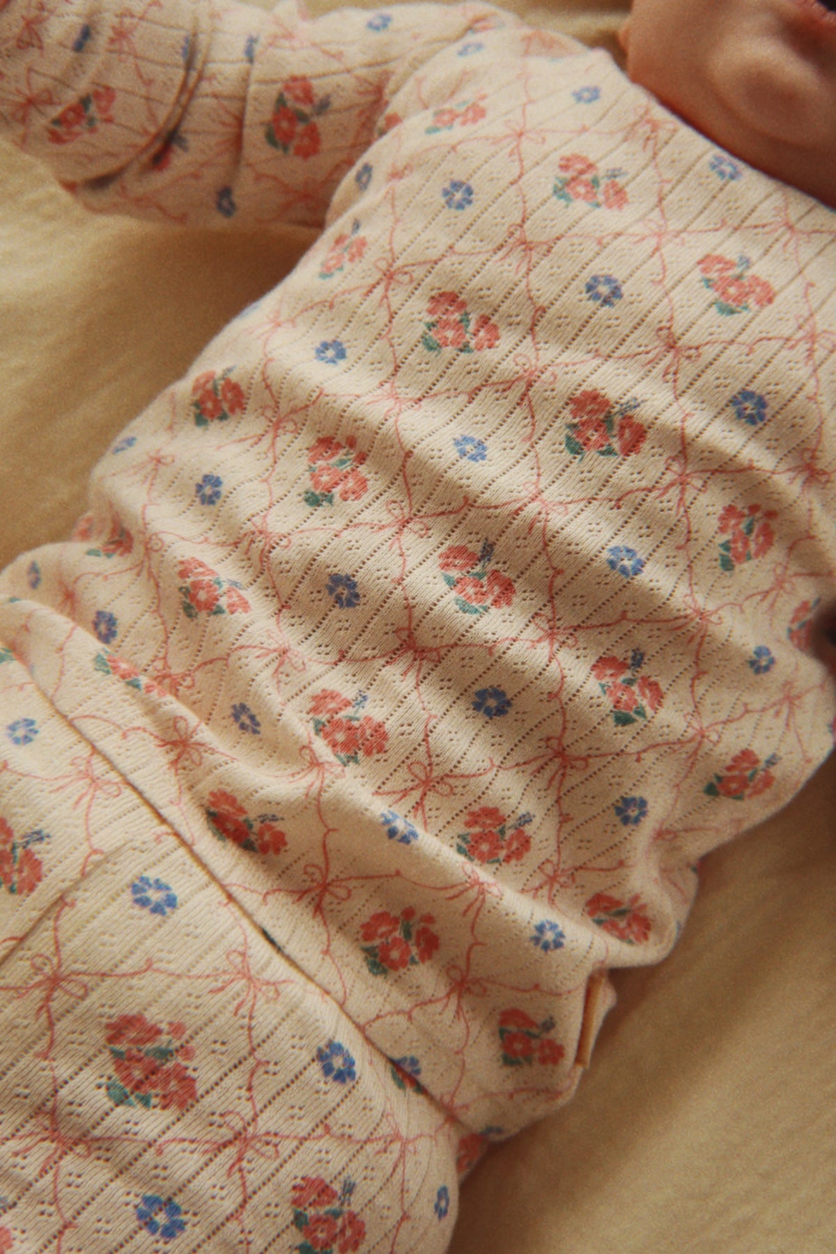 Konges Slojd - Baby Langarmshirt "Fleur Decor" Baumwolle (Bio)
