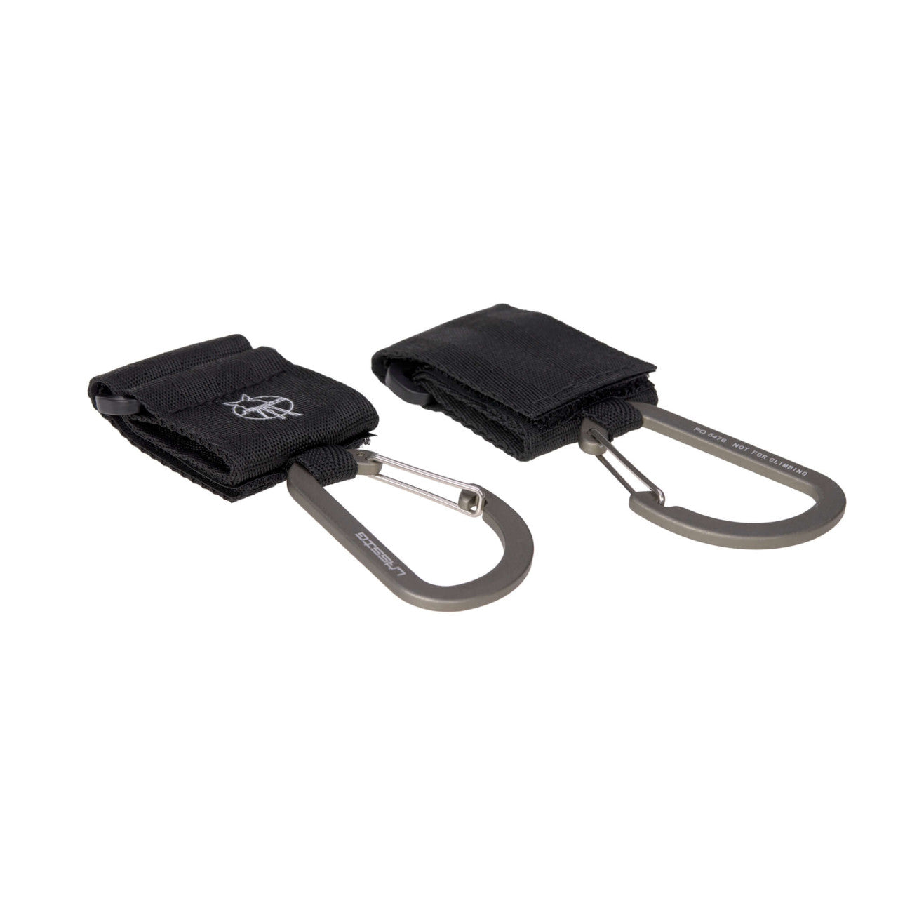 Lässig - Kinderwagenhaken Karabiner schwarz