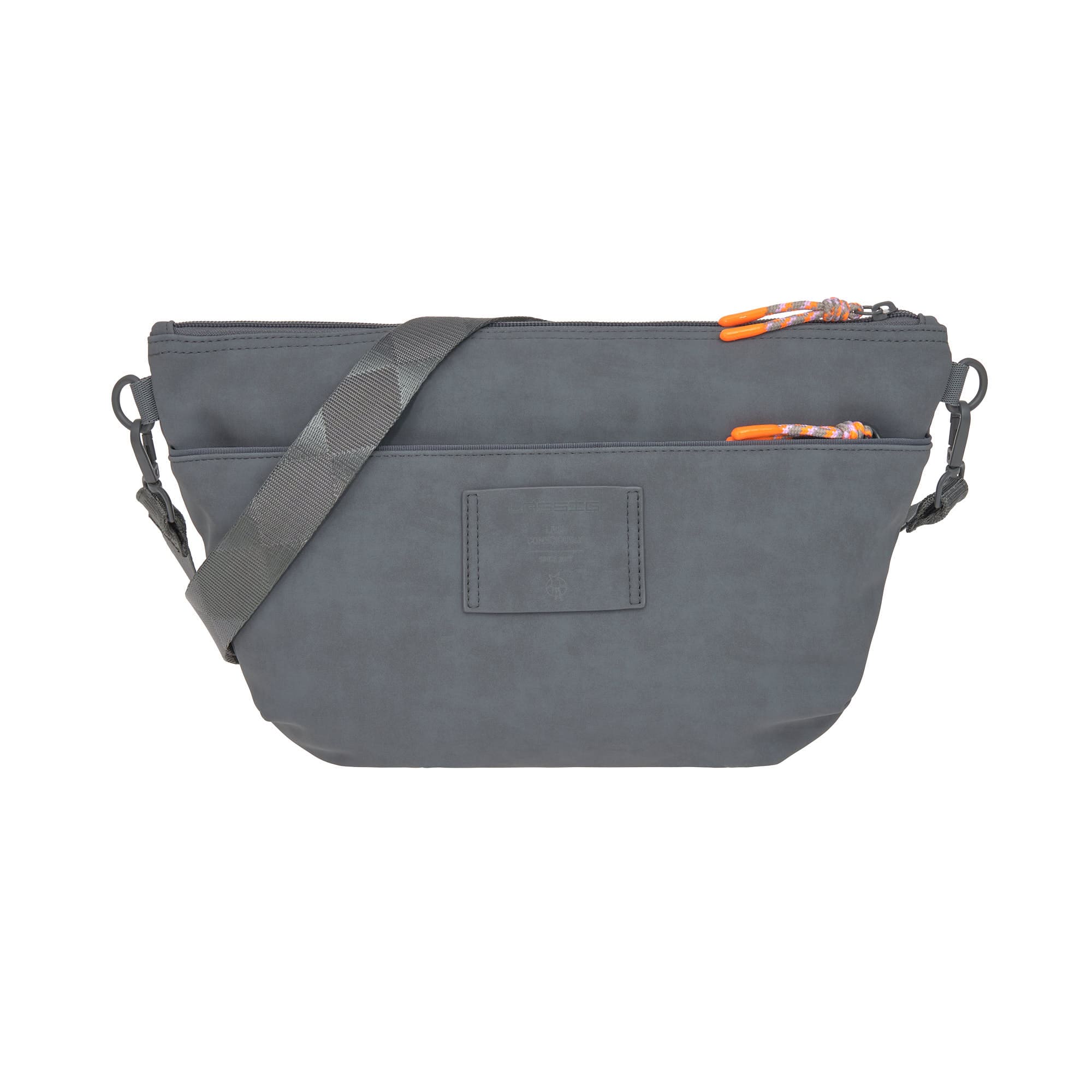 Lässig - Kinderwagen Organizier/ Bauchtasche dunkelgrau