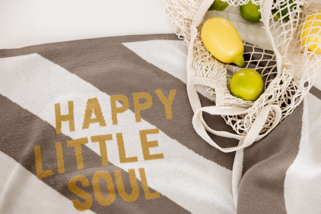 Lässig - Babydecke happy little soul Baumwolle (bio)