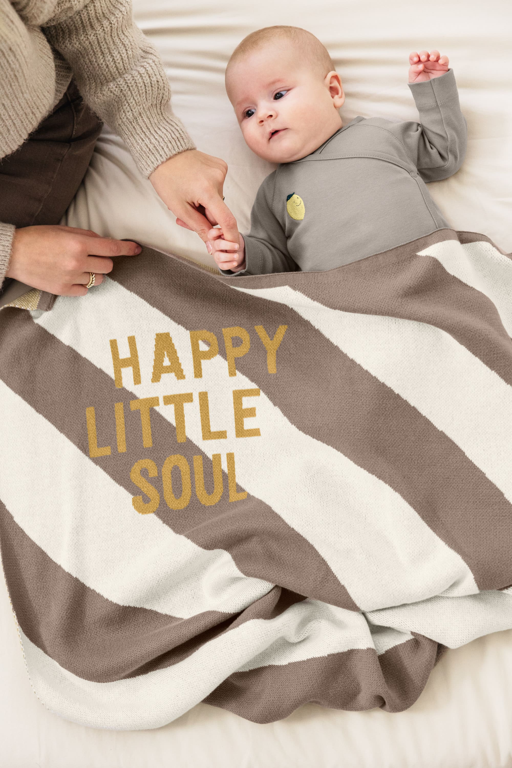Lässig - Babydecke happy little soul Baumwolle (bio)
