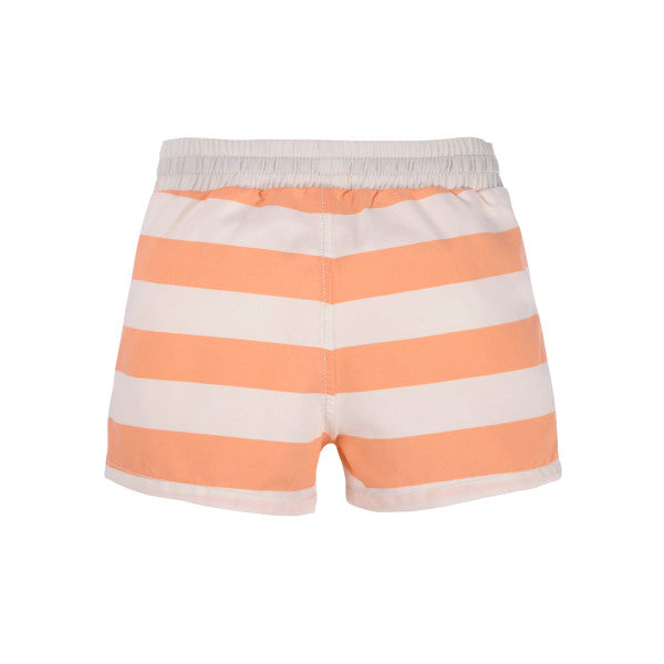 Lässig - Kinder Badehose mit integrierter Windel Streifen orange/ weiss - AURYN Shop