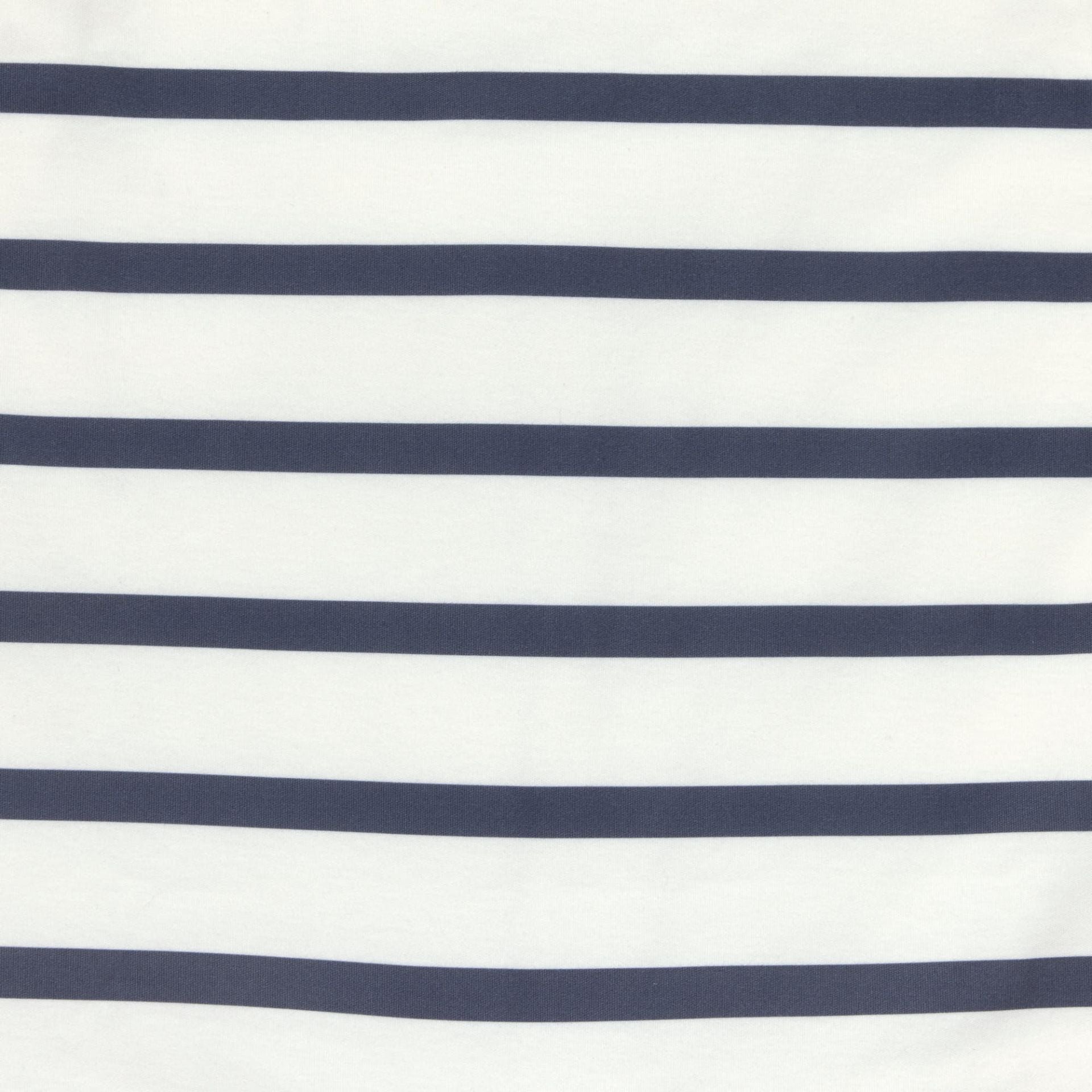 Lässig - Baby Sommerschlafsack ohne Arm Streifen natur/ blau 1 TOG aus Biobaumwolle