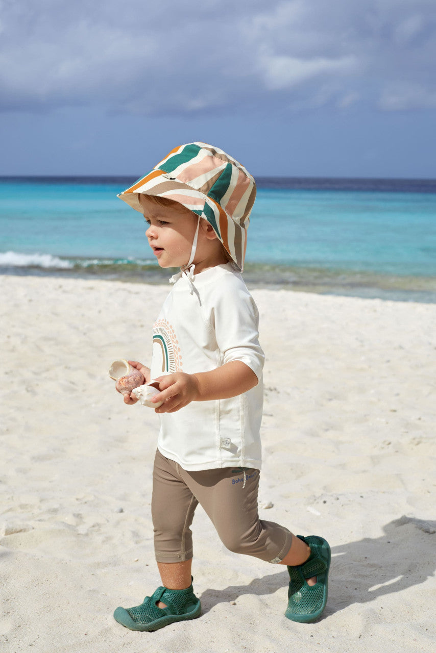 Lässig - Baby Badeshirt UV Shirt natur Regenbogen