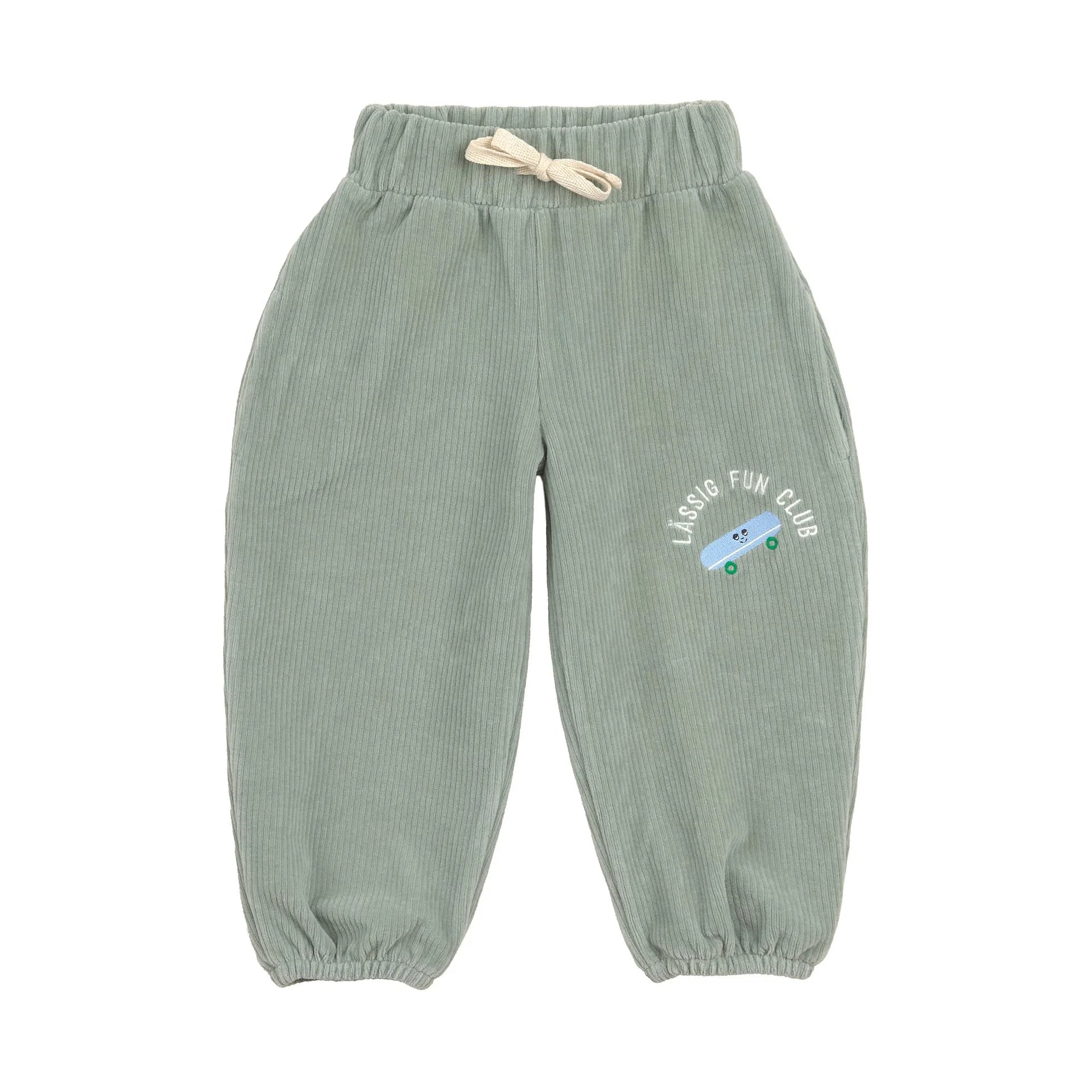 Lässig - Baby Cordhose Baumwolle (Bio), grün