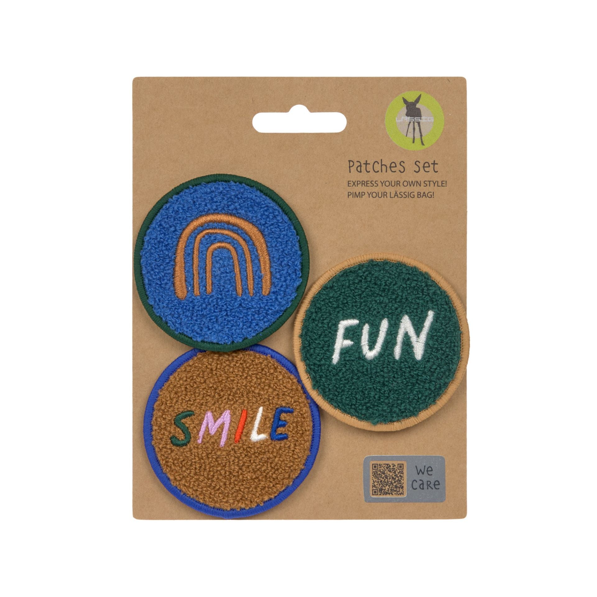 Lässig - Patches 3er Set Smile Fun