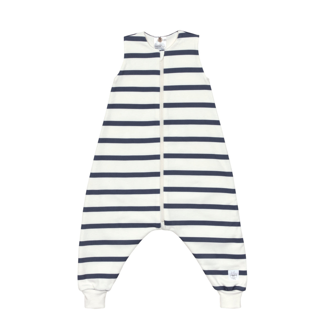 sommer schlafsack mit füßen ▷ Lässig - Baby Sommerschlafsack mit Füßen Streifen natur/ blau 1 TOG