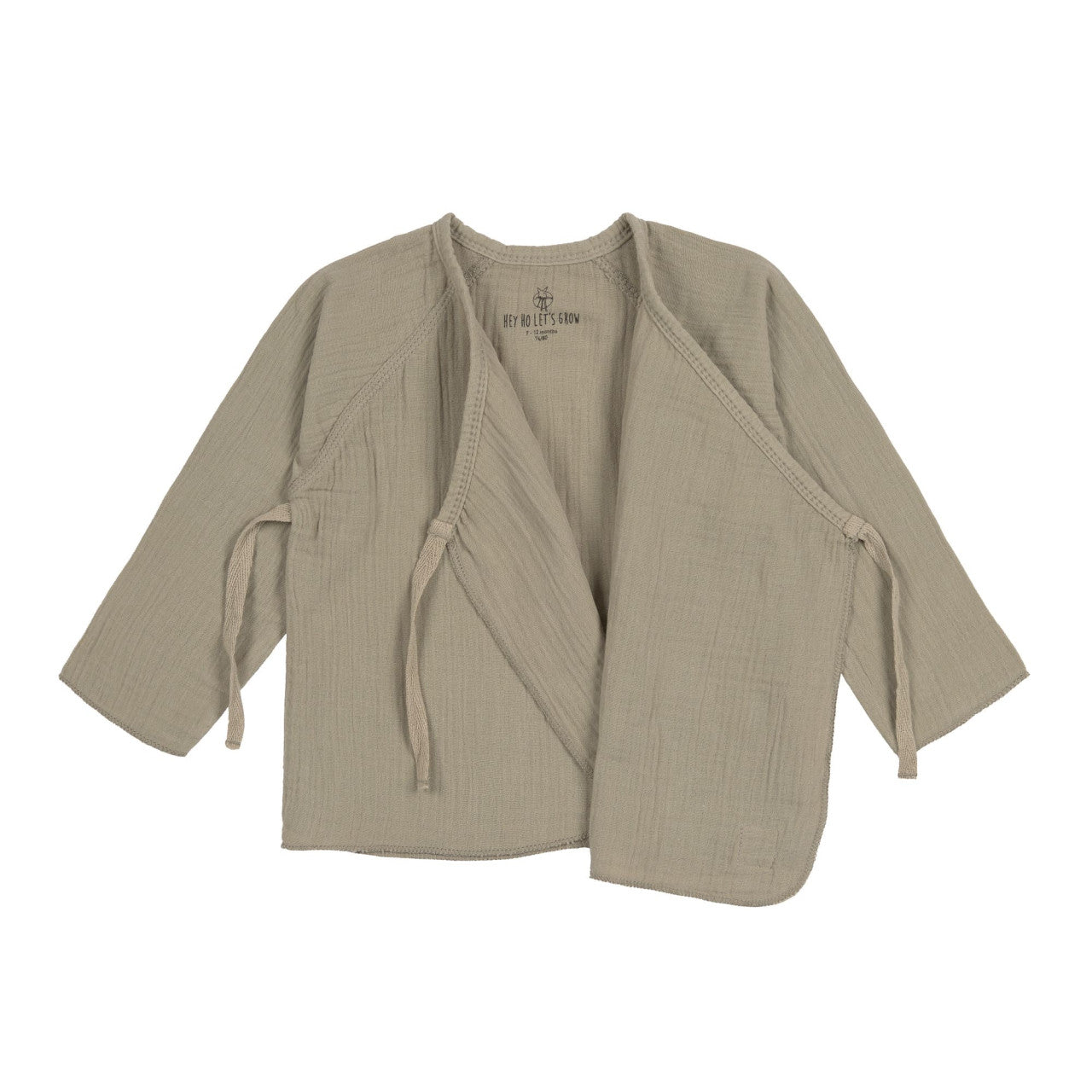 Lässig - Baby/ Kinder Muslin Wickelshirt oliv