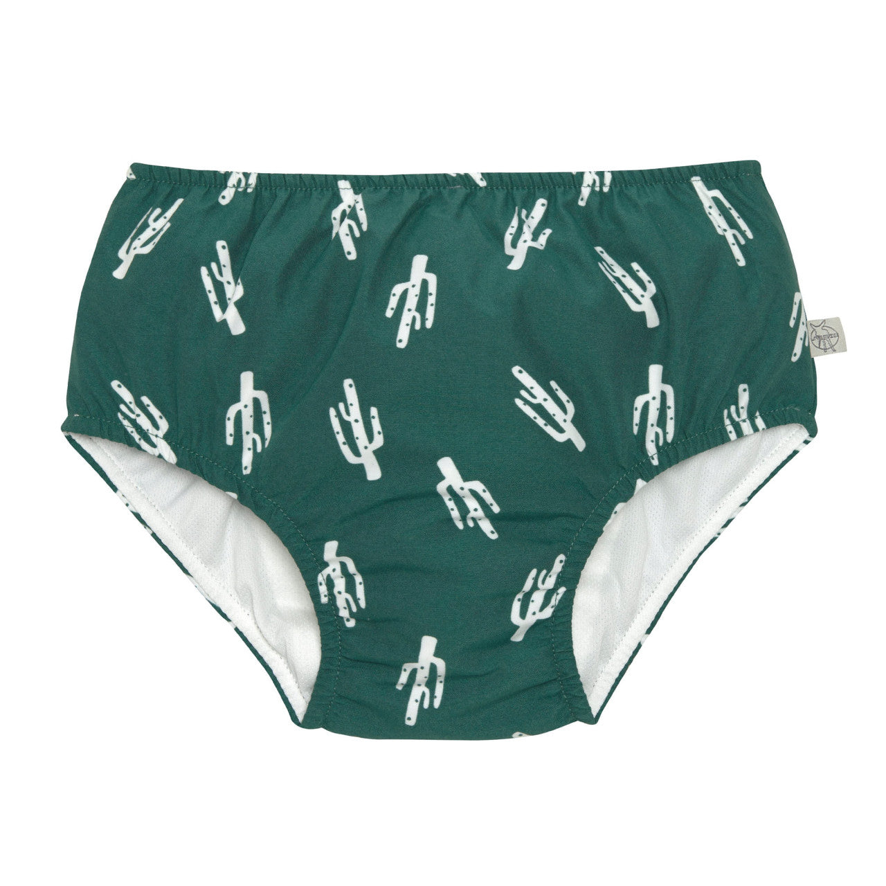 Die Baby Schwimmwindel mit dem Kaktus Print bietet eine schöne und umweltfreundliche Alternative zur Einwegwindel. Ihr saugfähiges Innenfutter hält die Kinderhaut trocken und größere Missgeschicke im Wasser auf.