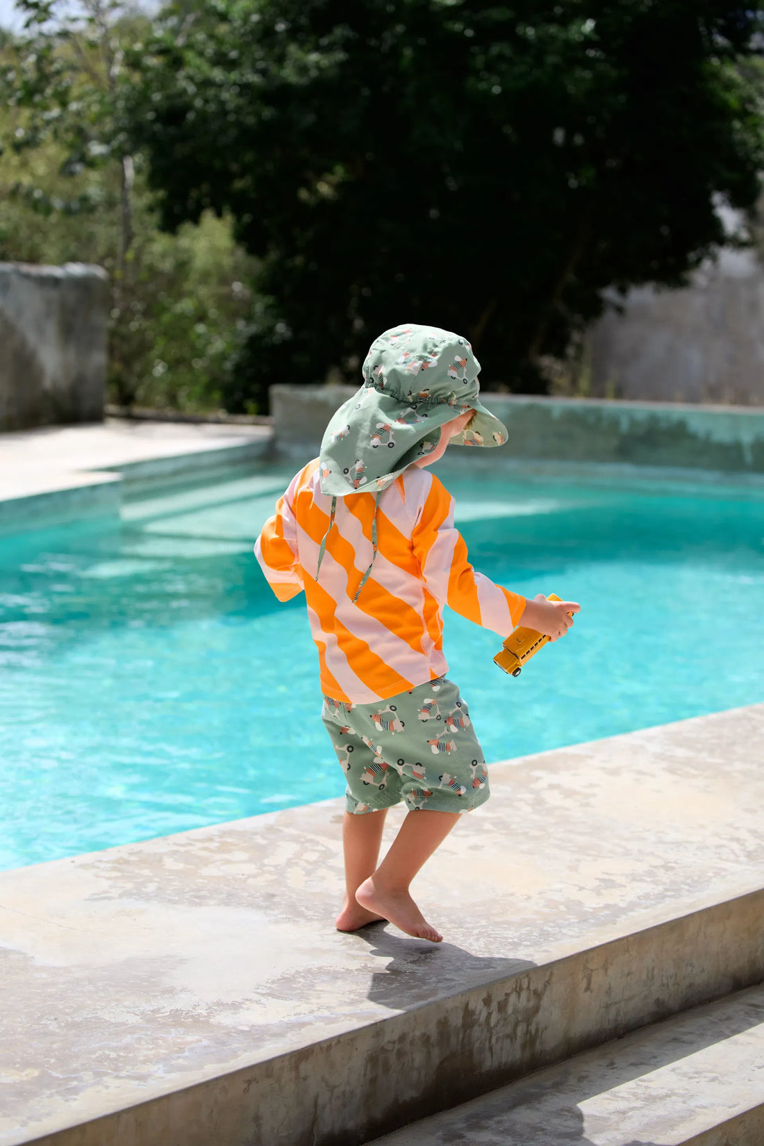 Lässig - Baby/Kinder Badehose Dackel grün