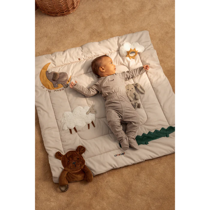 Liewood - Baby Krabbeldecke Baumwolle (Bio) Sternenhimmel