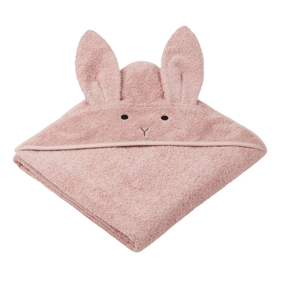 Liewood - Kinder Kapuzenhandtuch Augusta, rosa