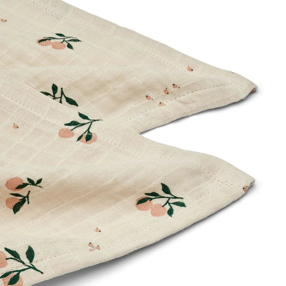 Liewood - Swaddles Biobaumwolle Pfirsich 2-Set - AURYN Shop