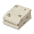 Liewood - Swaddles Biobaumwolle Pfirsich 2-Set - AURYN Shop