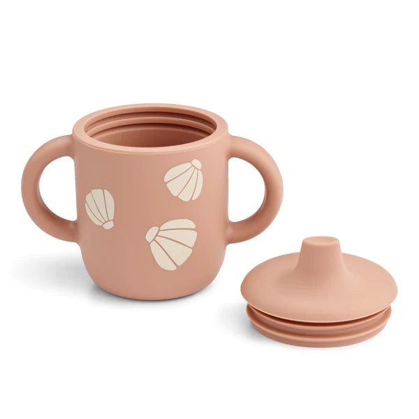 Liewood - Neil Silikon Kindertasse Muscheln rosa