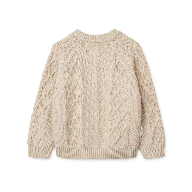 Liewood - Kinder Strickpullover Callio beige
