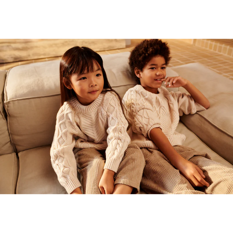 Liewood - Kinder Strickpullover Callio beige
