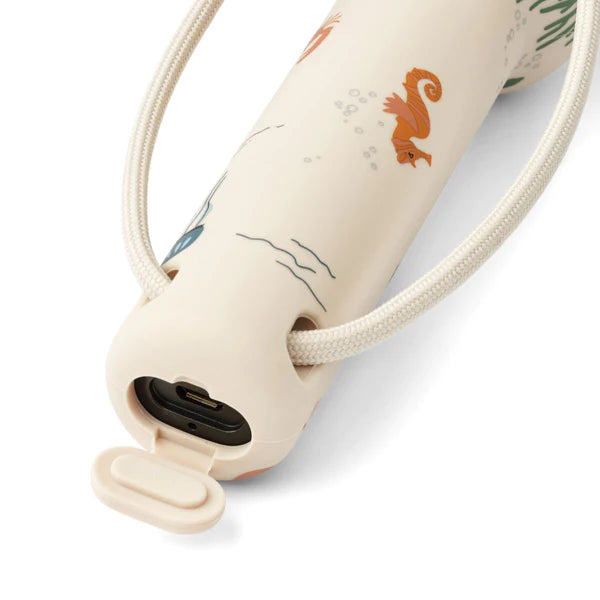 Liewood - Kinder Taschenlampe Gry aus Silikon Meerestiere