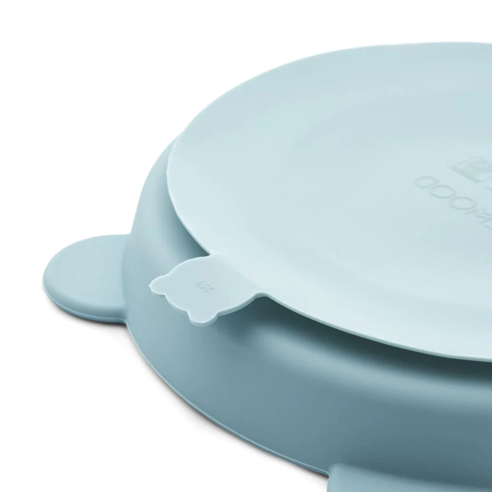 Liewood - Stacy Silikon Teller mit Saugnapf blau