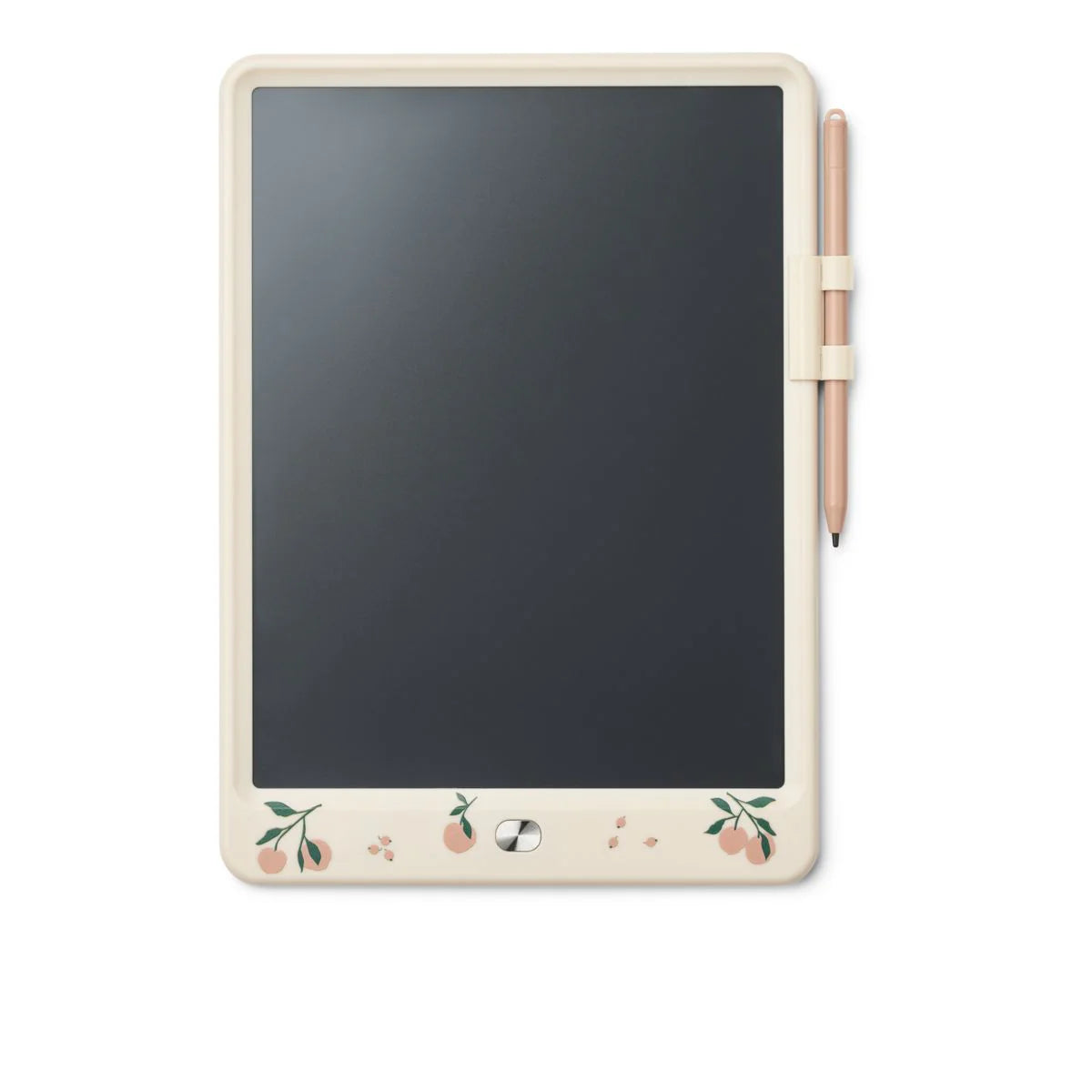Mit dem leichten und tragbaren Zora Zeichentablett kann dein Kind überall kreativ sein. Die Oberfläche des Tablets erzeugt Linien unterschiedlicher Dicke, je nachdem, wie stark man drückt, und das Bild kann sowohl gespeichert als auch auf Knopfdruck nach Wunsch gelöscht werden.