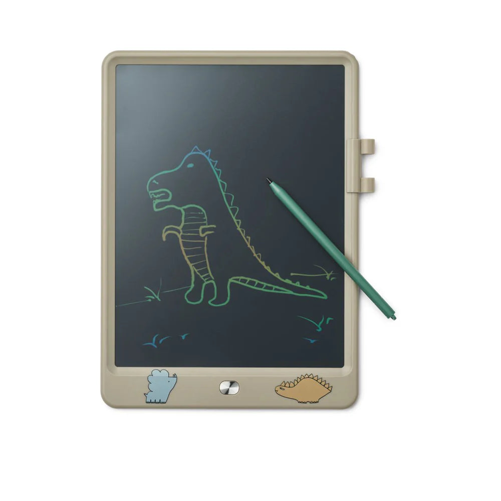 Liewood - Lcd Zeichentafel Zora Dinos grün