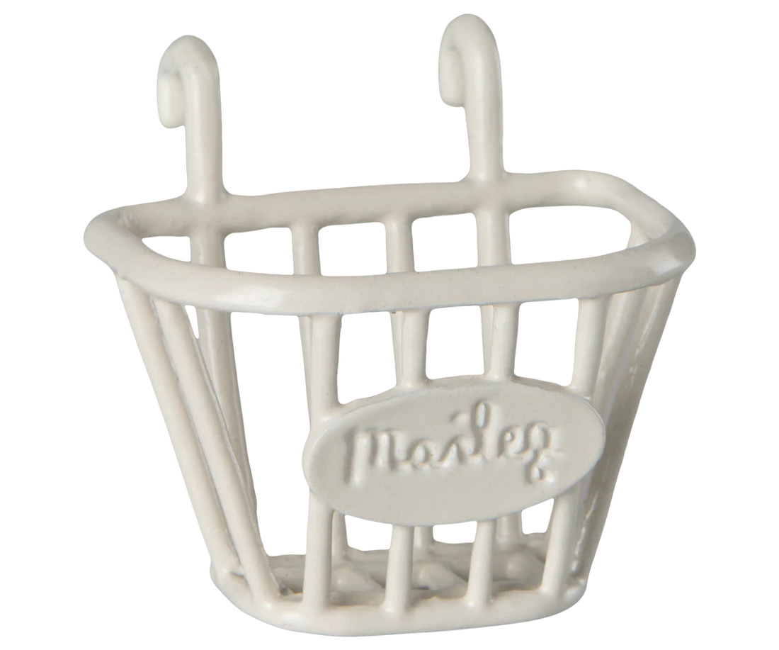 Maileg - Dreirad Korb weiss