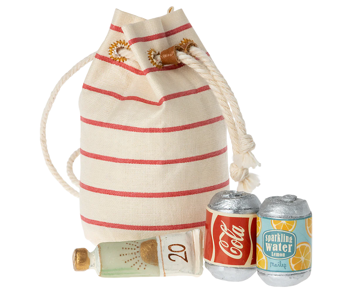 Maileg - Tasche mit Strandutensilien für Mäuse
