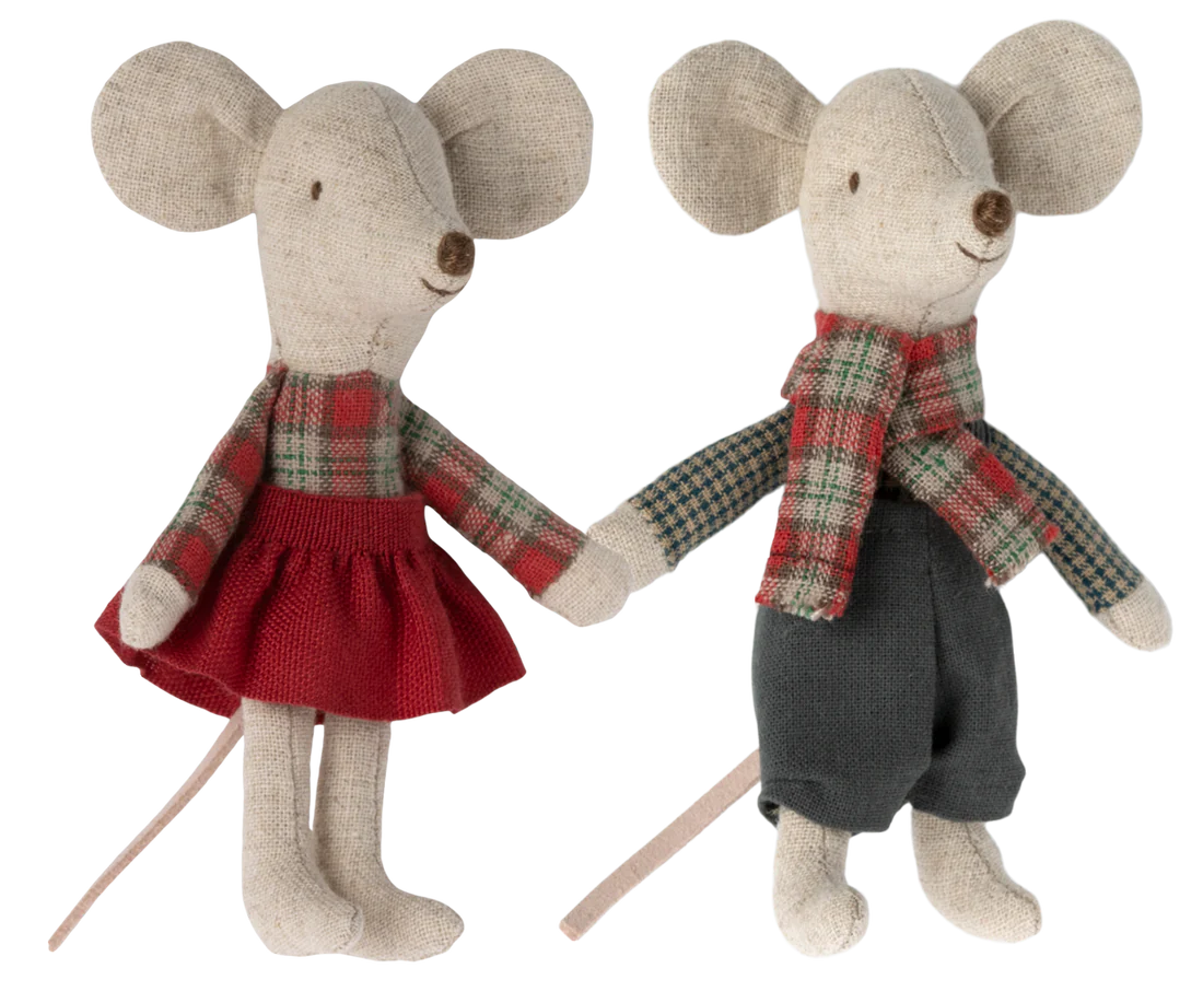 Maileg - Wintermäuse Zwillinge kleiner Bruder und Schwester - AURYN Shop