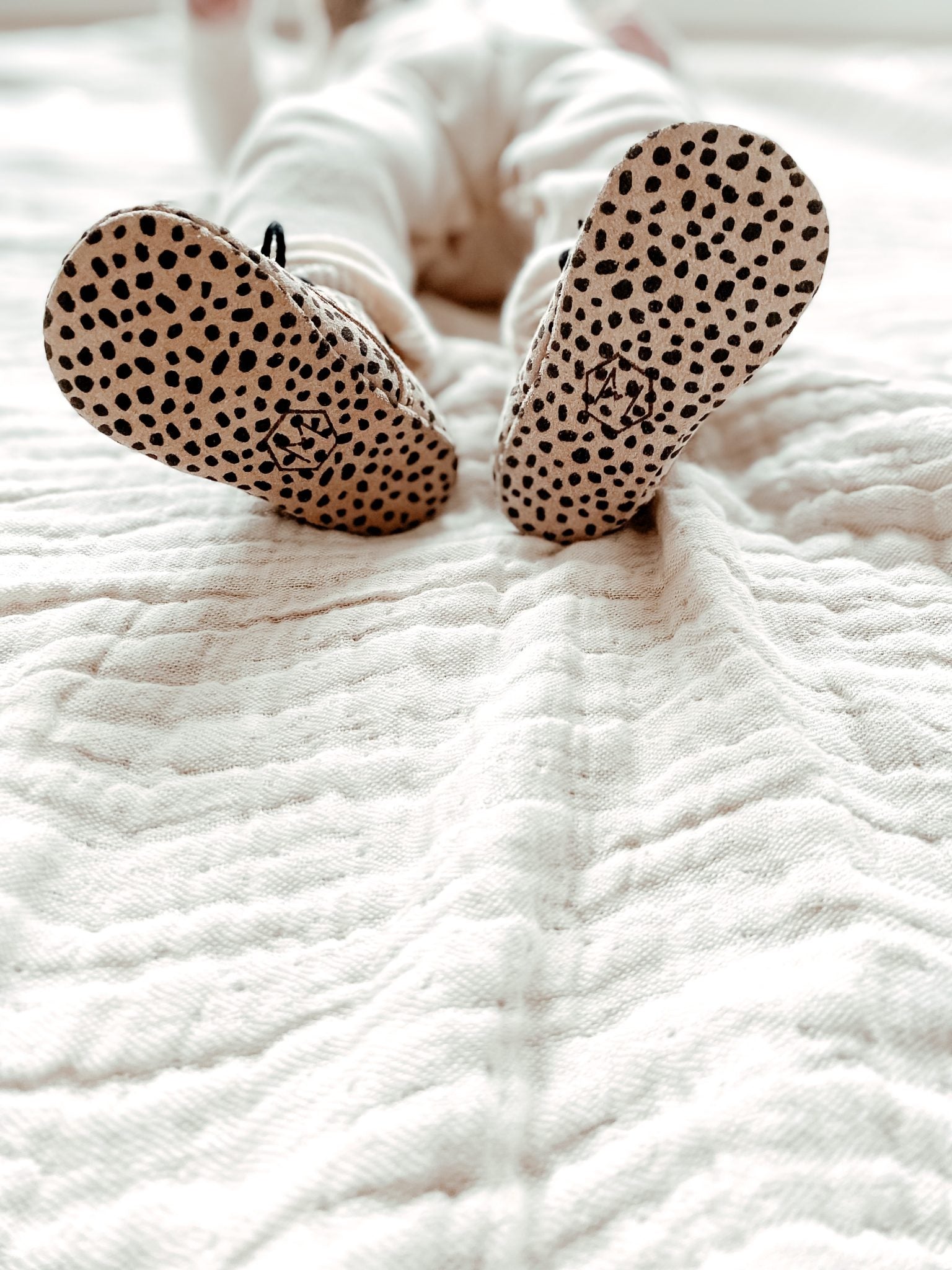 Mavies - Baby klassiche Stiefel Pünktchen sand