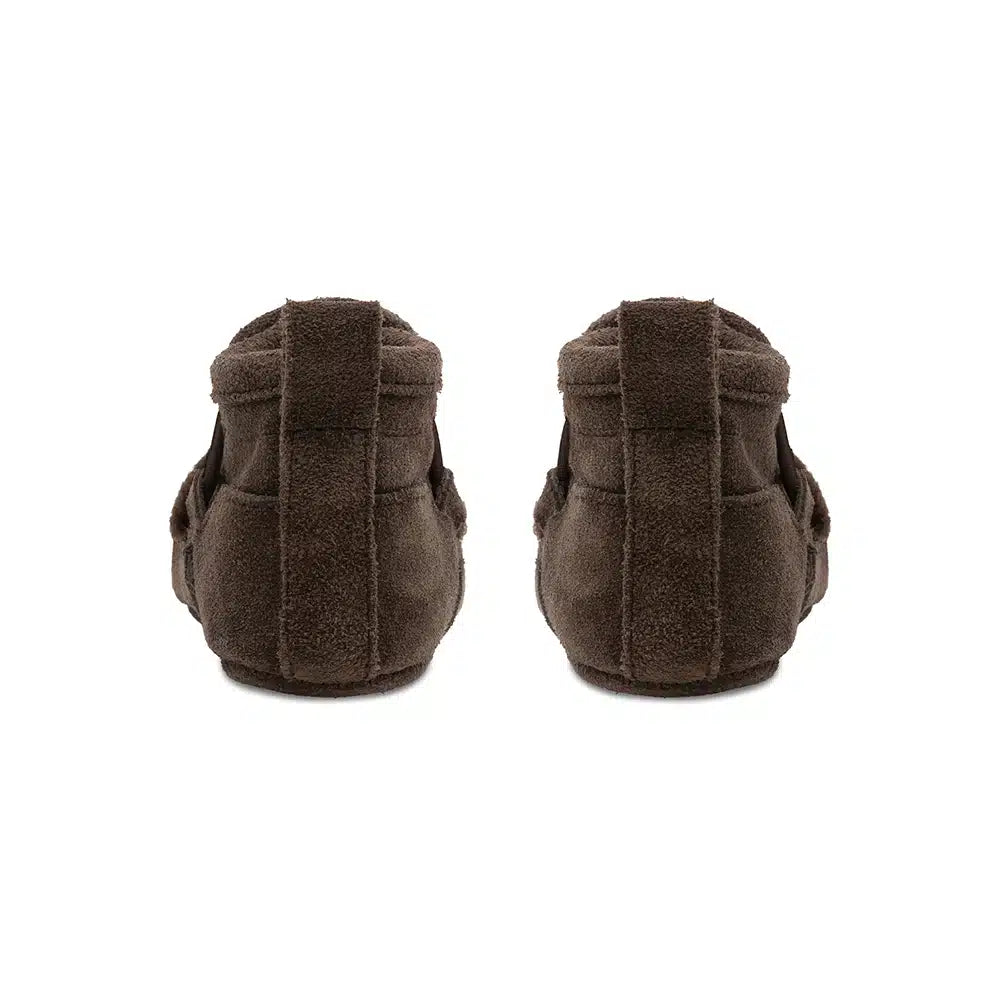 Mavies - Baby Teddystiefel dunkelbraun