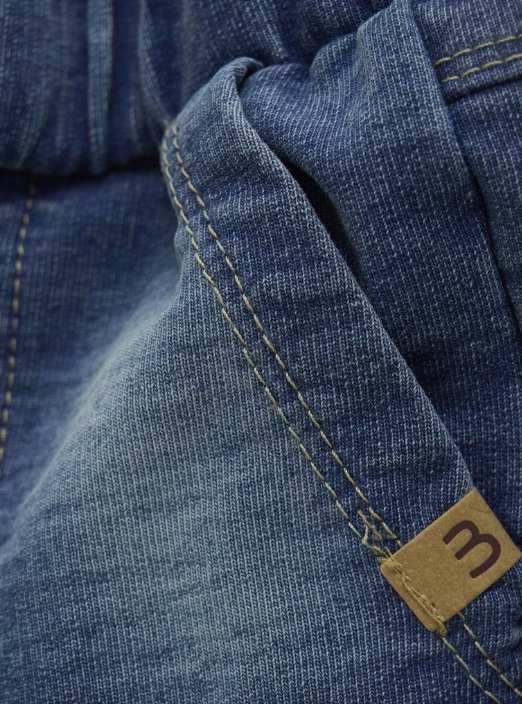 Minymo - Baby Jogginghose Denim Optik blau