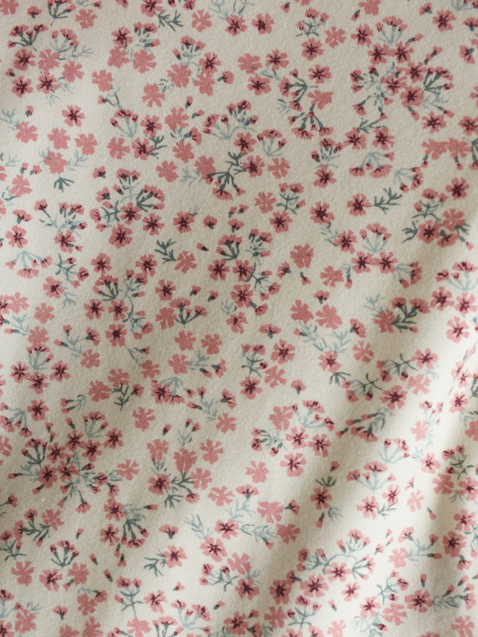 Minymo - Babybody kurzarm Blümchen rosa