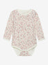 chöner Baby Body mit Druck in rosa von Minymo.