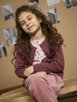 Minymo - Kinder Cordhose rosa für Mädchen aus Baumwolle