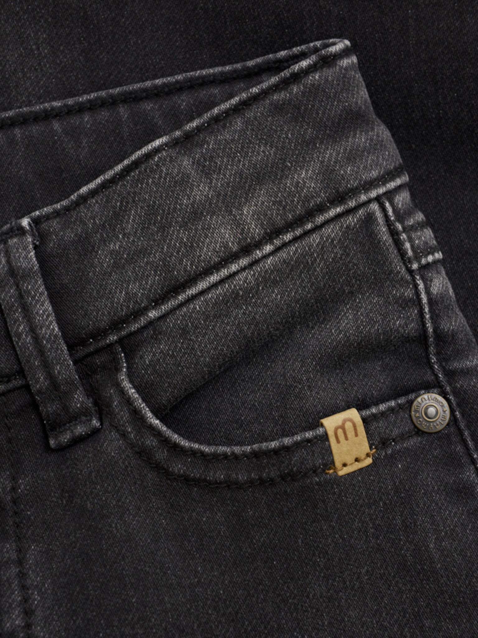 Minymo - Jeans stretch slim fit dunkelgrau