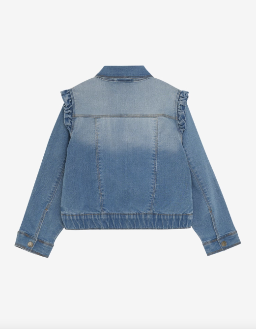 Minymo - Kinder Jacke Denim mit Stickerei