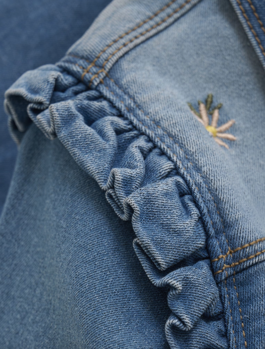 Minymo - Kinder Jacke Denim mit Stickerei