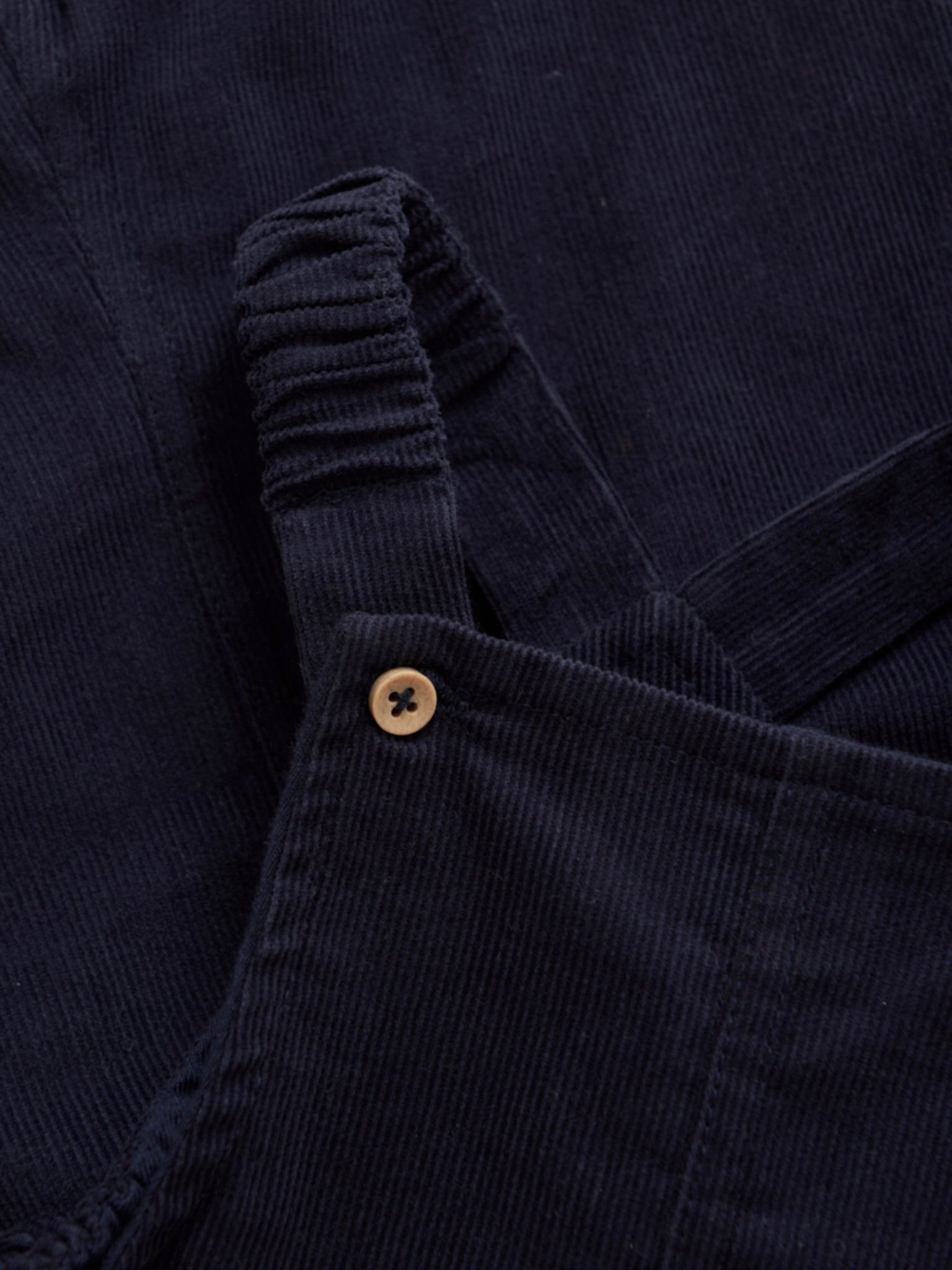 Minymo - Baby Kord Jumpsuit dunkelblau