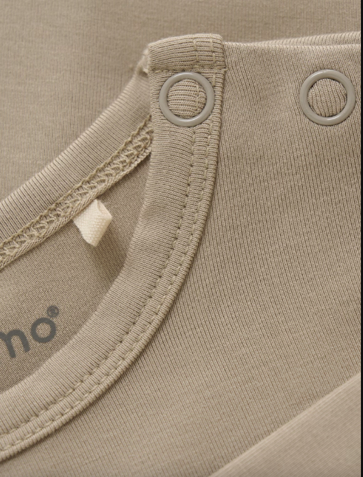 Minymo - Babybody langarm beige