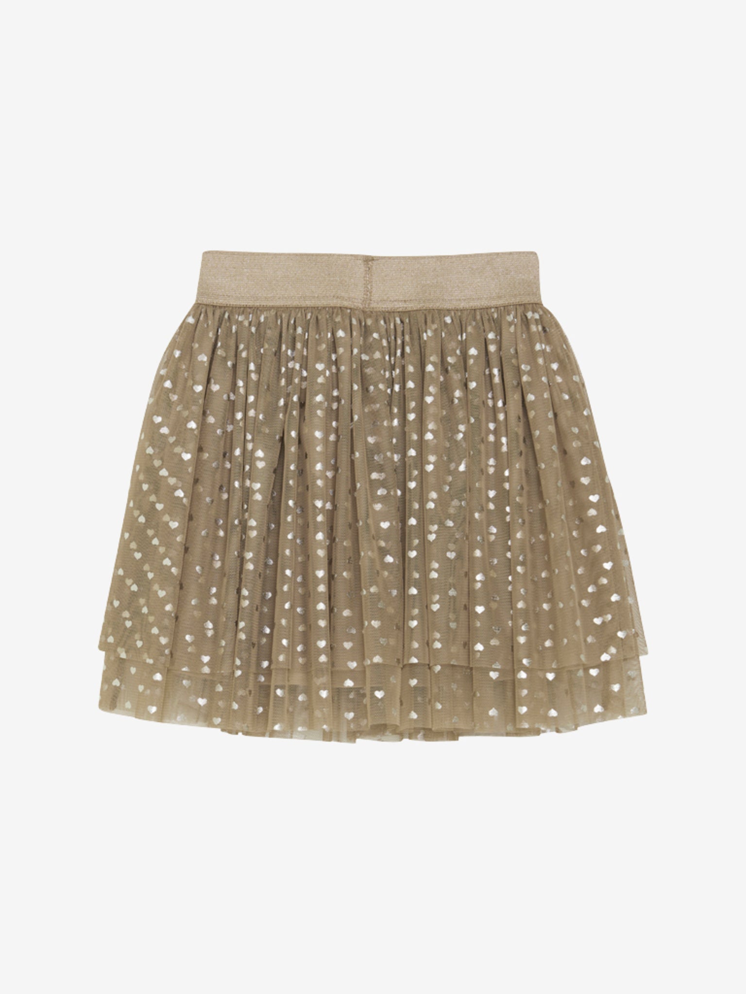 Minymo - Baby Tüllrock Herzchen beige