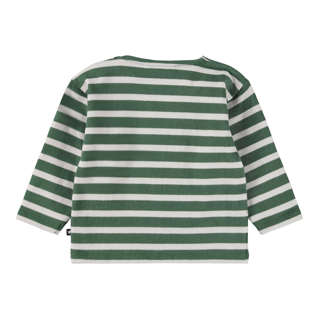 Molo - Langrmshirt gestreift in grün für Kinder