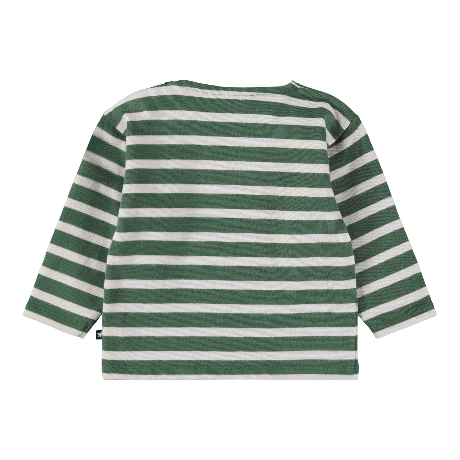 Molo - Langrmshirt gestreift in grün für Kinder