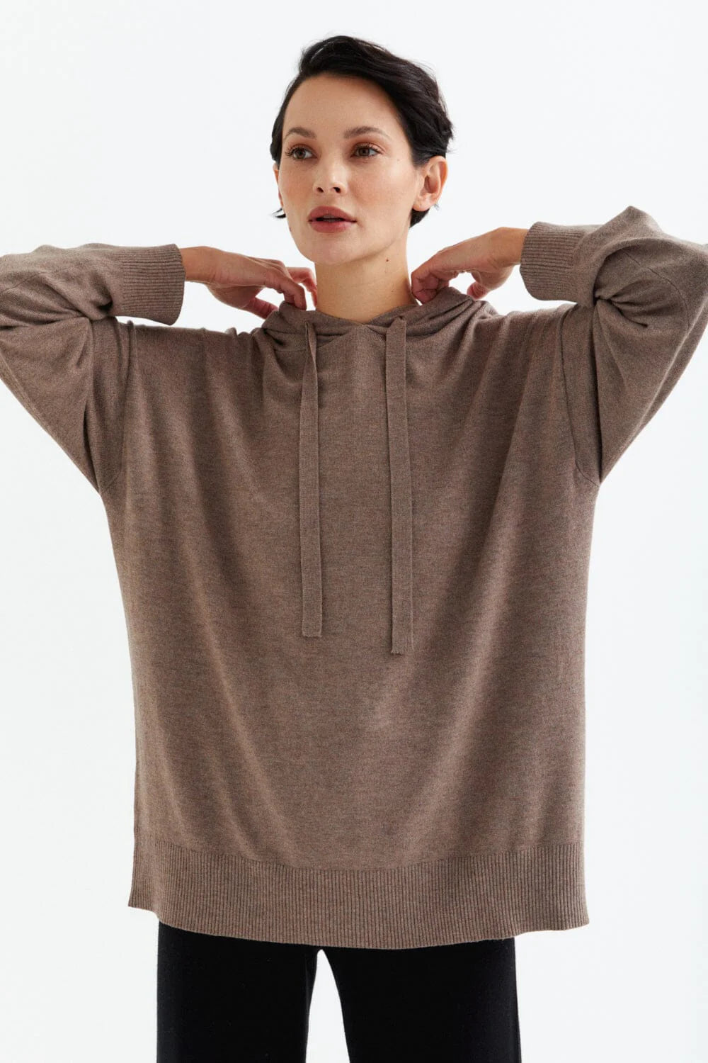 Movesgood - Kapuzenpullover Hommi Bambus & Cashmere
