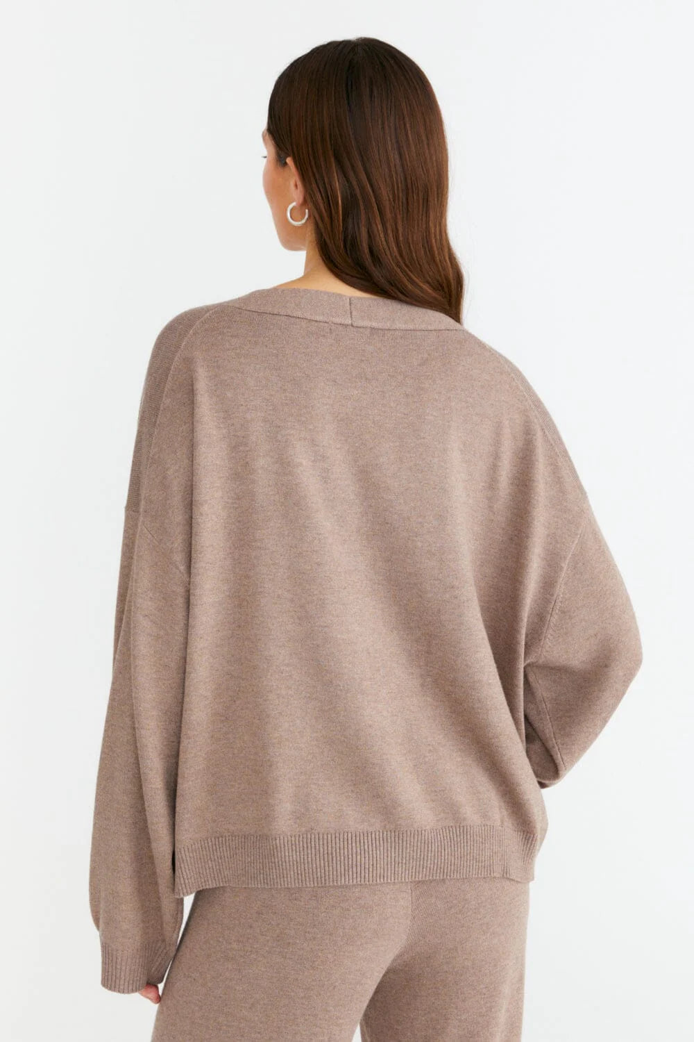 Movesgood - Strickjacke Mandy beige Bambus & Cashmere