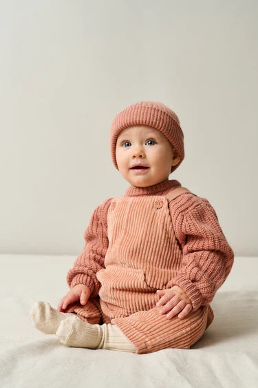 My Little Cozmo - Babypullover Woll-Mix rosa - AURYN Shop