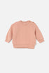 Süßes Sweatshirt im gesteppten Zickzack-Muster aus 100% Baumwolle von My Little Cosmo.