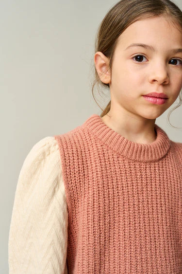 My Little Cozmo - Kinder Pullunder Woll-Mix rosa - AURYN Shop