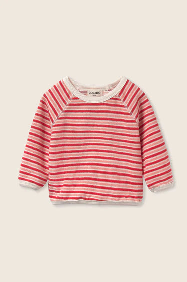 My Little Cozmo - Baby Langarmshirt FENIX rosa-rot